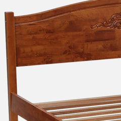 Solid Wooden Plain Bed