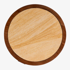 Wooden Round Side Table