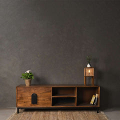 Modern Wooden Media Table
