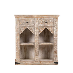 Wooden Handcarved Bookshelf