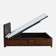 Sheesham Wood Hydraulic Storage Beds