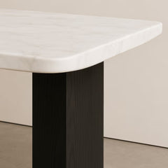 Marble Dining Table White Top