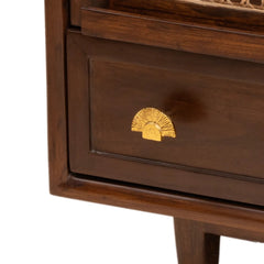 Modern Cane Bed Side Table