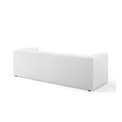Tatvaacasa Modern Lounge Sofa with Channel Tufting & Soft Upholstery