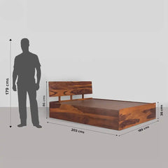Sheesham Solid Wood Storage Beds