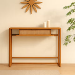Tatvaacasa Modern Wooden Console Table