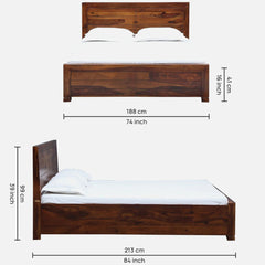 Indian Sheesham Wood Storage Beds