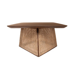 Mango Wood Cane Coffee Table