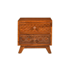 Acacia Wood Bedside Table