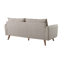 Tatvaacasa Upholstered Fabric Sofa in Azure