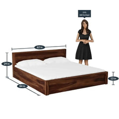 Solid Wood Storage Beds
