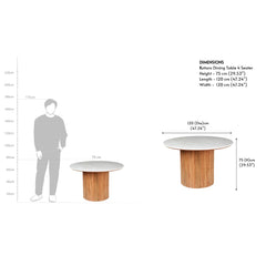 Dining Table 4 Seater