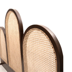 Mango Wood Cane Bed