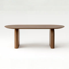Modern Honey Finish Dining Table