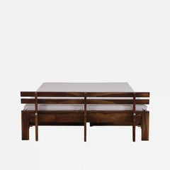 Sheesham Wood Queen Size Bed With Storage Drawers