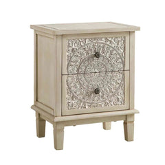 Handcrafted Mango Wood Bedside Table