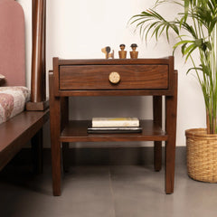Mango Wood Bed Side Table