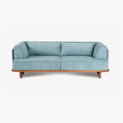 Modern 3 Seater Sofa Blue