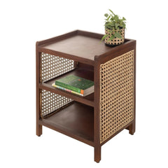 Modern Cane Side Table