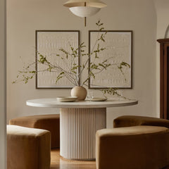 Round Pedestal Dining Table