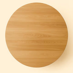 Modern Natural Wooden Round Dining Table