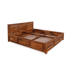 Sheesham Solid Wooden Plain Bed