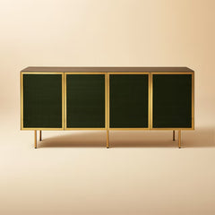Tatvaacasa Modern Olive Luxe Cabinet