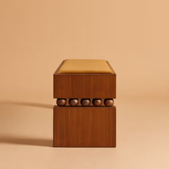Modern Honey Finish Bench