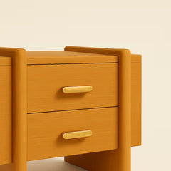 Tatvaacasa Modern Brown Bedside Table