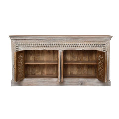 Solid Wooden Hand Carved Sideboard