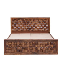 Solid Sheesham Wood Drawer Storage Beds