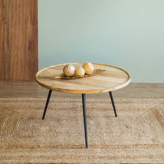 Wooden Round Classic Coffee Table