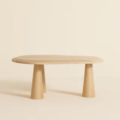 Ovel Modern Natural Coffee Table