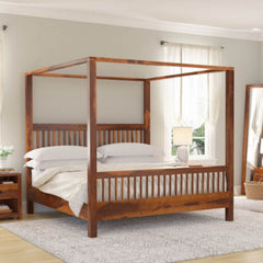 Sheesham Wood Canopy Bed