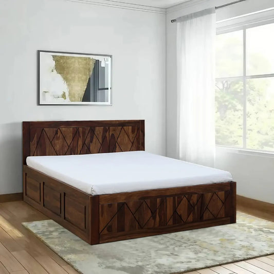 Solid Wood Storage Beds