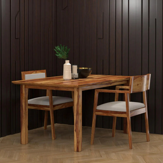 Tatvaacasa Solid Sheesham Wood Handmade Dining Table