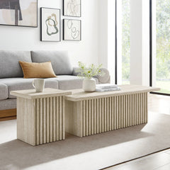 Tatvaacasa Nesting Coffee Tables Set of 2 in