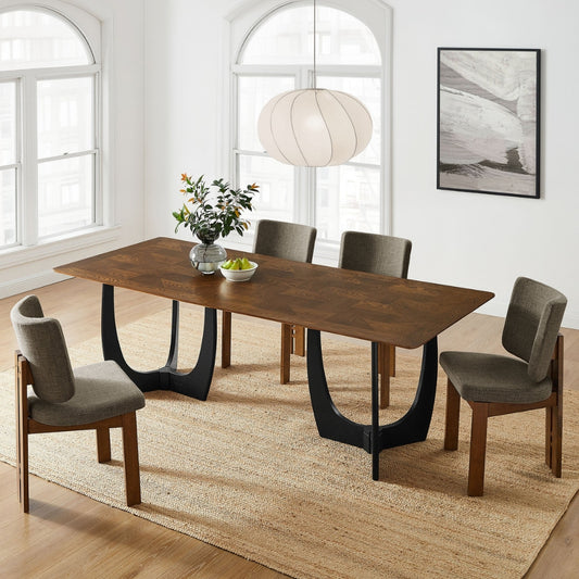 tatvaacasa 94” Dining Table in Walnut