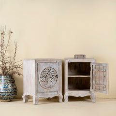 Hand Carved Night Stands Tree Of Life