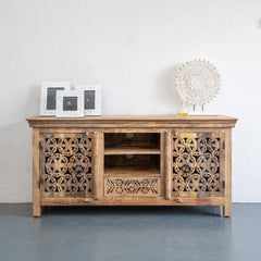 HandCarving 2 Door TV Cabinet