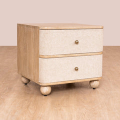Modern Mango Wooden Natural Bedside Table