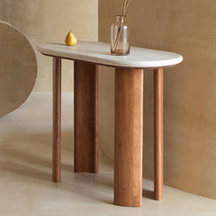 Marble Top Console Table