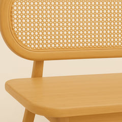 Modern Rattan Wooden Bed