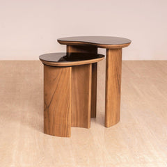 Marble Top Side Table Set of 2