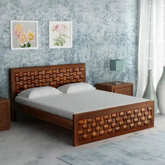 Solid Sheesham Wood Beds