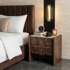 Wooden Bedside Table