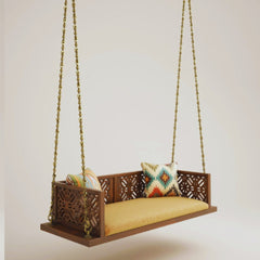 Solid Wooden Walnut Swing