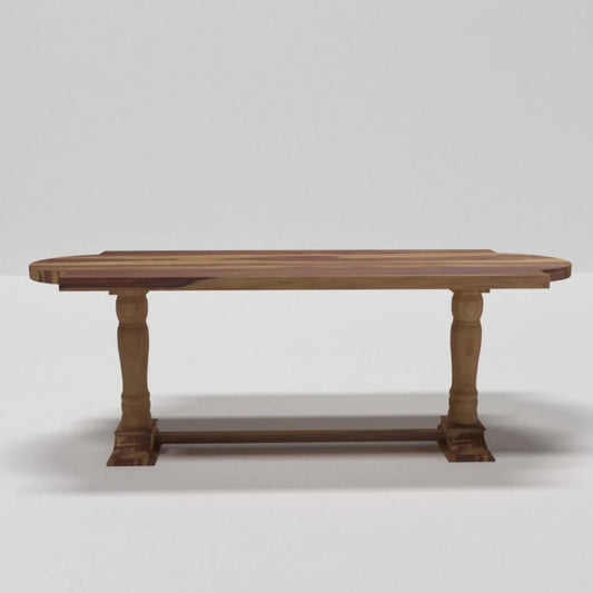 Tatvaacasa Handcrafted Solid Sheesham Wood Dining Table