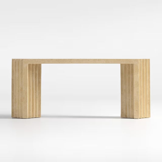 Modern Natural Wooden Console Table