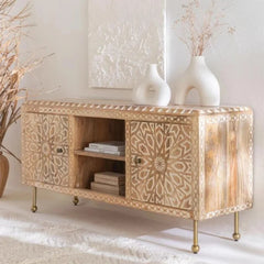 Mango Wood TV Cabinet for Tv